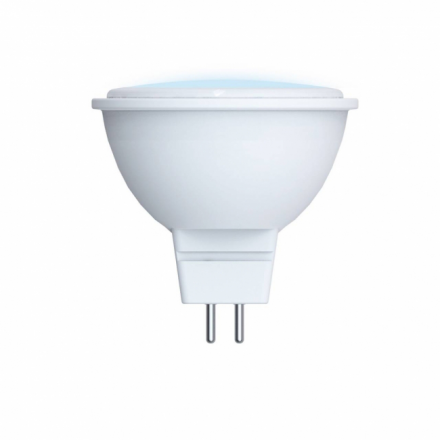 Лампа светодиодная (09945) GU5.3 5W 4500K JCDR матовая LED-JCDR-5W/NW/GU5.3/O Volpe (1194229)