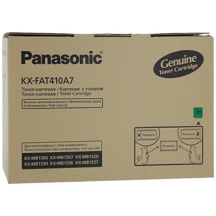 Картридж Panasonic KX-FAT410A для KX-MB1500 / 1520RU (2500 стр.)