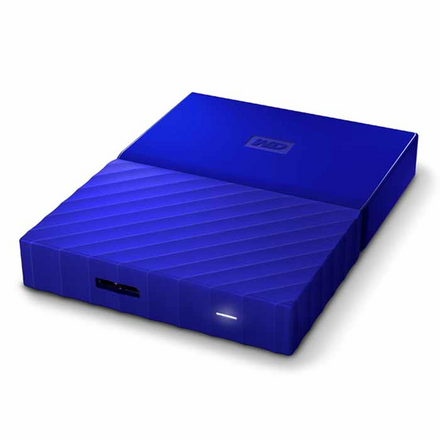 Внешний жесткий диск 2.5" 1000Gb WD My Passport WDBBEX0010BBL-EEUE USB3.0 Синий