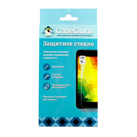 Защитное стекло для iPhone 6 Plus CaseGuru 3D, изогнутое по форме дисплея, с черной рамкой 85924