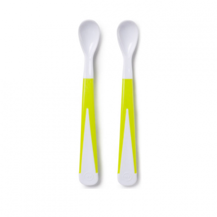 Ложки Happy Baby Baby Spoon Lime 15023 (2 шт. в уп.) 6 мес+ 15023 LIME