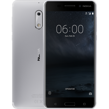 Смартфон Nokia 6 Silver