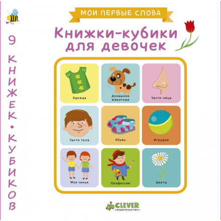 9 книжек-кубиков. Книжки-кубики для девочек 978-5-91982-958-4