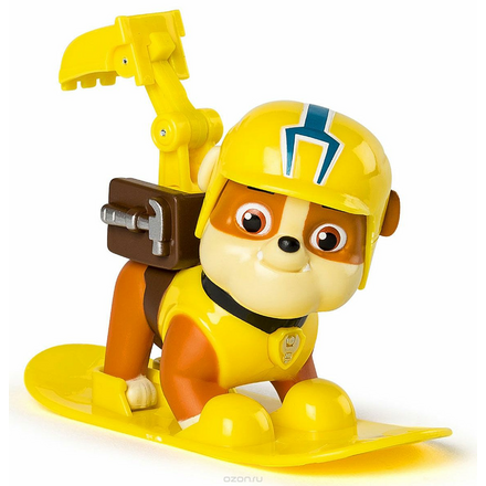 Paw Patrol Фигурка Rubble со сноубордом 16655_20070732