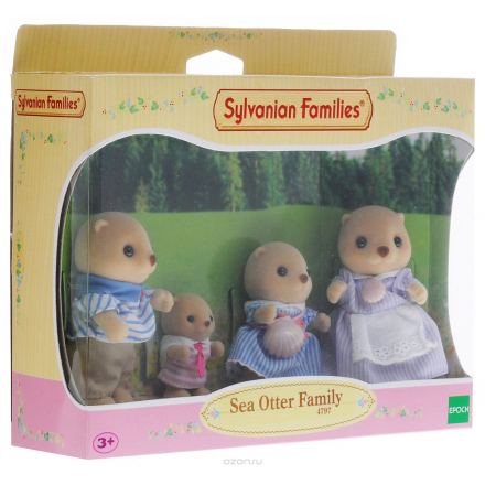 Sylvanian Families Набор фигурок Семья морских бобров 4797