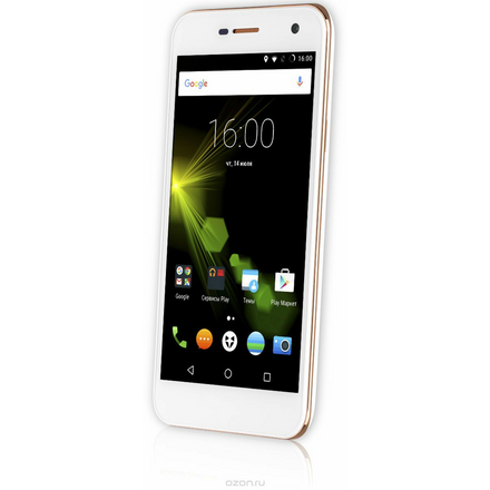 Wileyfox Spark+, White 9826