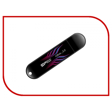 USB Flash Drive 128Gb - Silicon Power Blaze B10 Black SP128GBUF3B10V1B