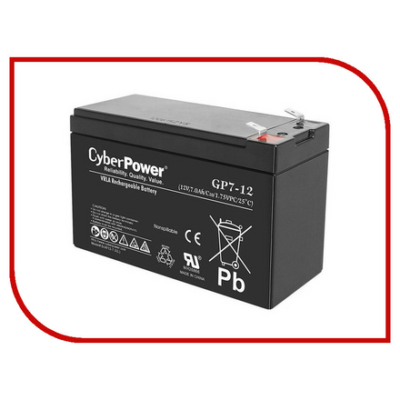 Аккумулятор для ИБП CyberPower GP7-12 12V 7Ah