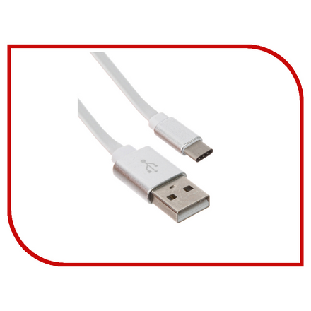 Аксессуар Krutoff USB Type-C 1m White 14430