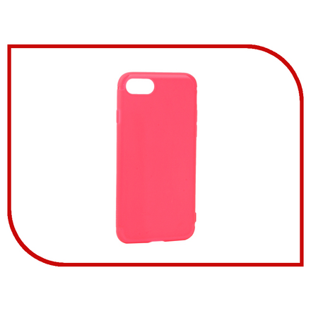 Аксессуар Чехол ROCK Space Jello для APPLE iPhone 7 Pink-Red 38602