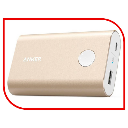 Аккумулятор Anker PowerCore+ 10050 mAh Quick Charge 3.0 A1311HB1 Gold 908089