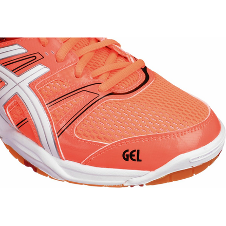 Кроссовки для волейбола женские Asics Gel-Rocket 7, цвет: коралловый, бордовый. B455N-0601. Размер 10H (41)