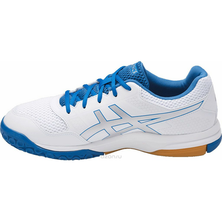 Кроссовки мужские Asics Gel-Rocket 8, цвет: белый, синий. B706Y-0193. Размер 10H (43)