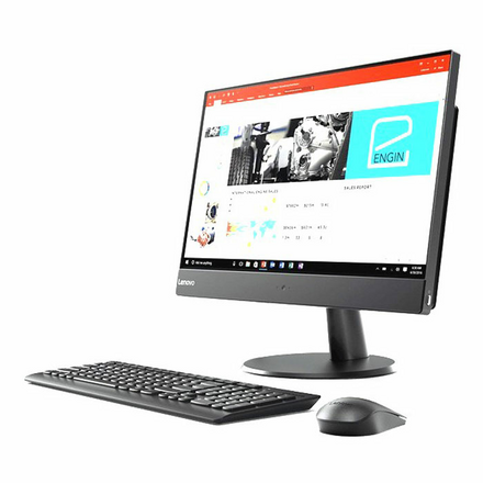 Моноблок Lenovo V510z 23" FullHD Core i3 7100T / 4Gb / 128Gb SSD / DVD / Kb+m / DOS Black