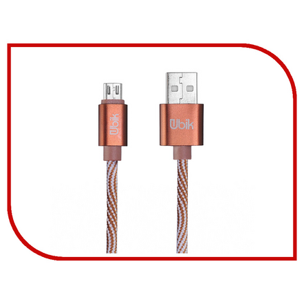 Аксессуар Ubik UM08 USB - Micro USB Brown