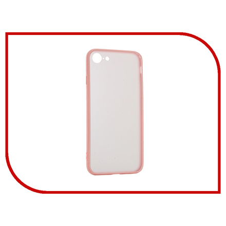 Аксессуар Чехол BROSCO Silicone для APPLE iPhone 7 Pink Matte IP7-TPU-BMP-ROSE