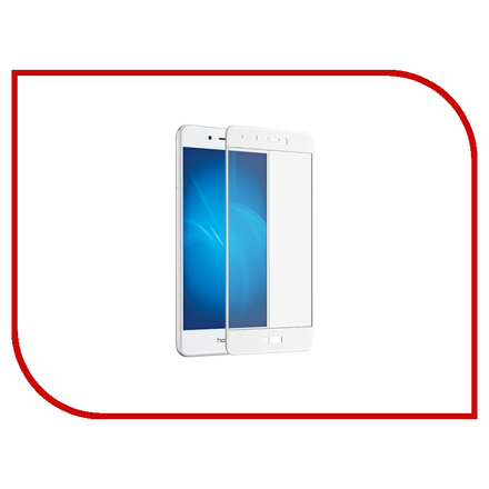 Аксессуар Защитное стекло Huawei Honor 6C DF Fullscreen hwColor-11 White