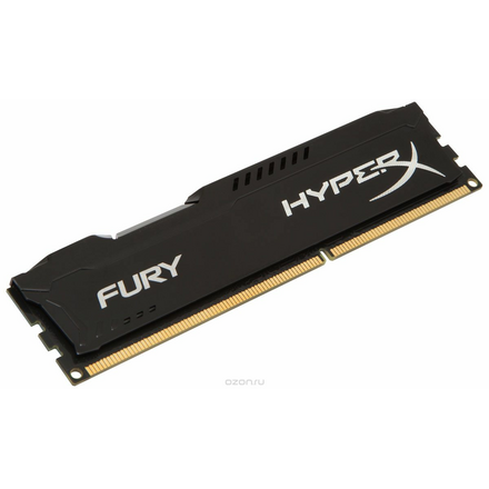 Kingston HyperX Fury DDR3 8GB 1866 МГц, Black модуль оперативной памяти (HX318C10FB/8)