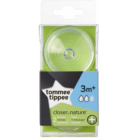 Tommee Tippee соска для антиколиковой бутылочки Close To Nature Средний Поток 42112841