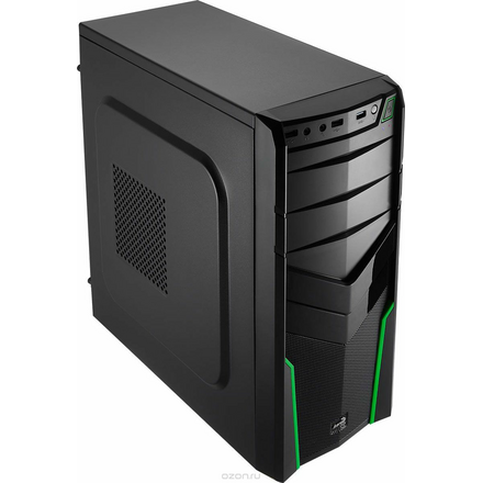 Aerocool V2X, Green компьютерный корпус 4713105952667