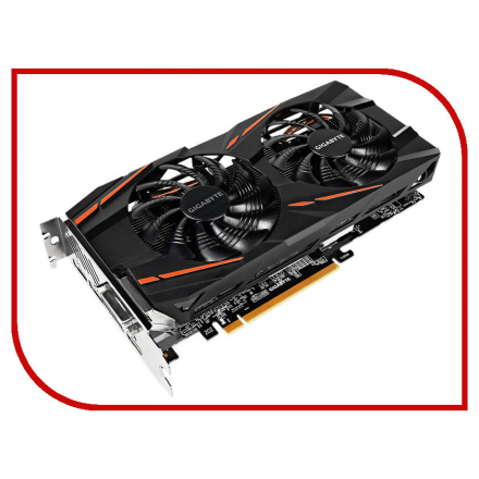 Видеокарта GigaByte Radeon RX 470 1206Mhz PCI-E 3.0 4096Mb 1650Mhz 256 bit DVI HDMI 3xHDCP Windforce GV-RX470WF2-4GD-MI Radeon RX 470 Windforce