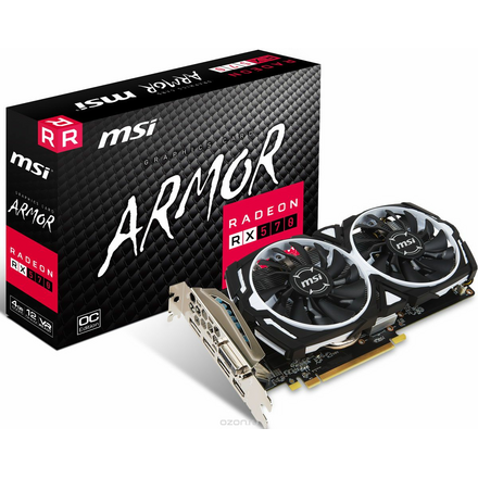 MSI Radeon RX 570 Armor 4G OC 4GB видеокарта