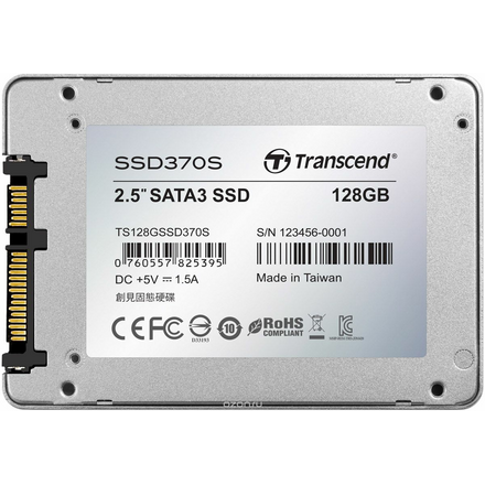 Transcend SSD370S 128GB SSD-накопитель (TS128GSSD370S)