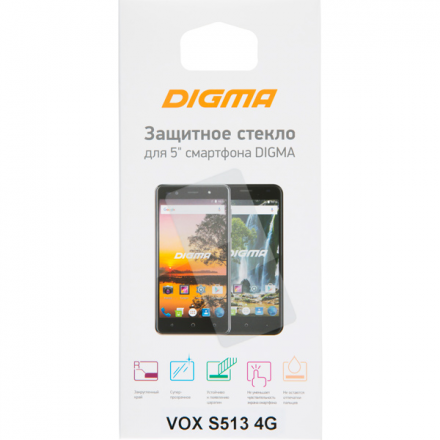 Защитное стекло Digma для VOX S513 4G