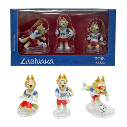 Фигурка FIFA Zabivaka T11673 Набор Фигурок Волк Забивака  сет 1 &quot;Standard&quot;, 6 см