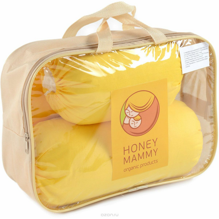 HoneyMammy Позиционер для новорожденных Grano Saraceno Yellow PG-YEL-12