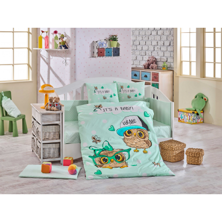 Комплект детского постельного белья Hobby Home Collection "Cool Baby", наволочки 40x60, цвет: минт 1501001709