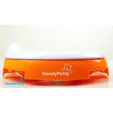 Roxy-kids Дорожный горшок и насадка на унитаз HandyPotty цвет коралловый HP-250R