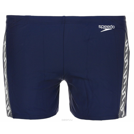 Плавки-шорты мужские Speedo Monogram Aquashort, цвет: темно-синий. 8-114775332-5332. Размер 34 (44/46)