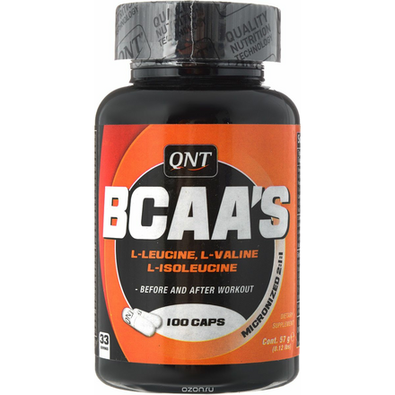 QNT BCAA's, 100 таблеток QNT1041