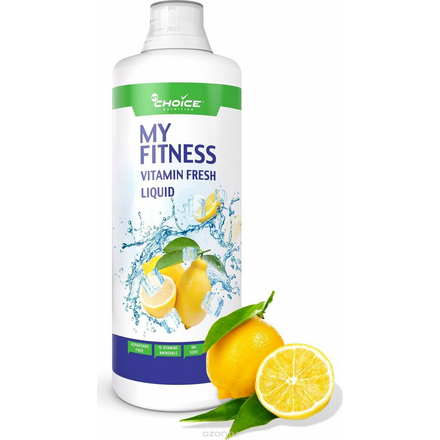 Витаминно-минеральный комплекс MyChoice Nutrition "My Fitness Vitamin Fresh Liquid", лимон, 1 л 4343848