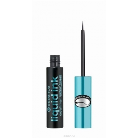 essence Подводка для глаз liquid ink eyeliner WP черная водостойкая, 3мл 70546