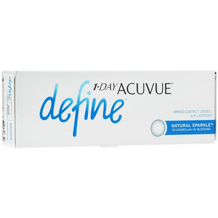 Johnson & Johnson Контактные линзы 1-Day Acuvue Define With Lacreon (30шт / -2.75 / 8.5 / 14.2) Sparkle 100014710