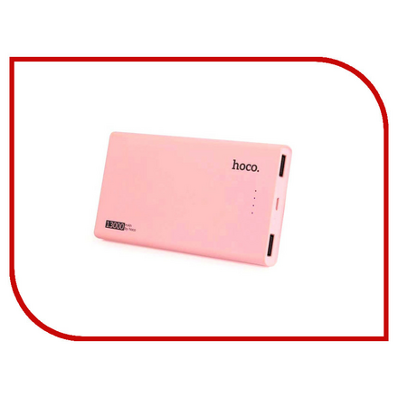 Аккумулятор HOCO B12 Khaki 13000mAh Pink