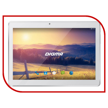 Планшет Digma Plane 1524 10.1 3G White (MediaTek MT8321 1.3 GHz/1024Mb/16Gb/3G/Wi-Fi/Bluetooth/Cam/GPS/1280x800/Android 7.0)