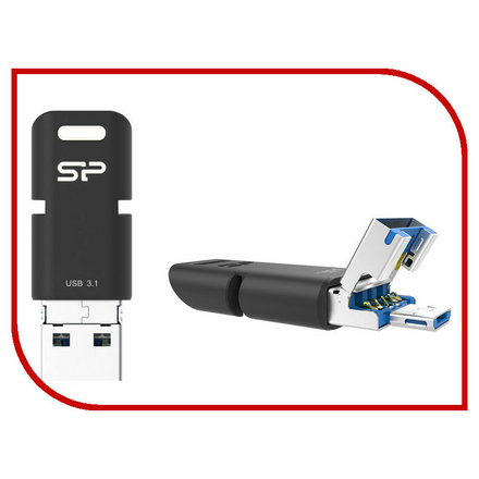 USB Flash Drive 32Gb - Silicon Power C50 SP032GBUC3C50V1K