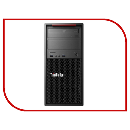 Настольный компьютер Lenovo ThinkStation P320 MT 30BH0005RU (Intel Core i7-7700 3.6 GHz/8192Mb/1000Gb/DVD-RW/CR/nVidia Quadro P400 2048Mb/GbitEth/Windows 10 Professional 64-bit)