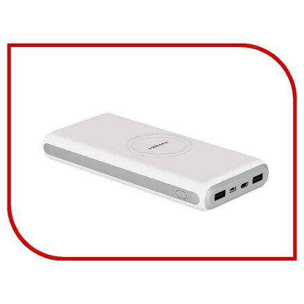 Аккумулятор MOMAX Q.Power2X Wireless 20000mAh IP82 White