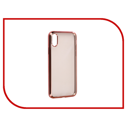 Аксессуар Чехол iBox Blaze Silicone для APPLE iPhone X Pink frame