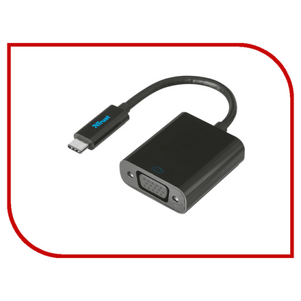 Аксессуар Trust USB-C TO VGA Adapter 21012