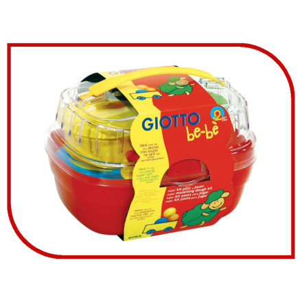 Набор для лепки Giotto Be-Be Bucket Паста для моделирования 4 цвета + инструменты 462600 Be-Be Bucket 462600