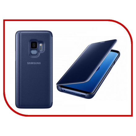 Аксессуар Чехол-книжка Samsung Galaxy S9 Clear View Standing Cover Blue EF-ZG960CLEGRU