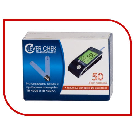 Тест-полоски Clever Chek TD-4227