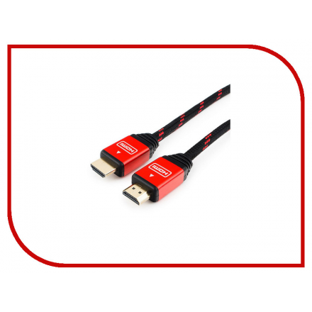 Аксессуар Gembird Cablexpert Gold HDMI M/M v1.4 1m Red CC-G-HDMI02-1M