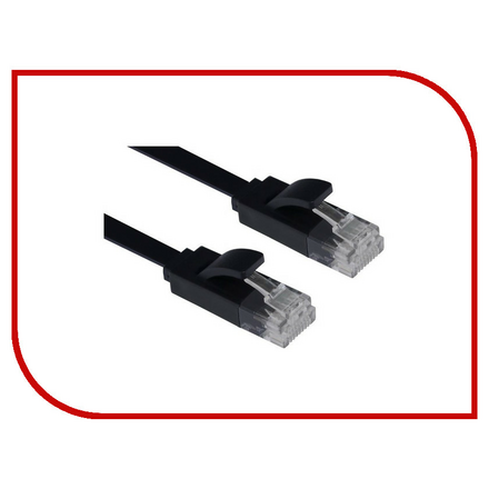 Сетевой кабель Greenconnect Premium UTP 30AWG cat.6 RJ45 T568B 1m Black GCR-LNC616-1.0m