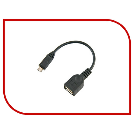 Аксессуар Glossar OTG USB-microUSB 15cm 62551